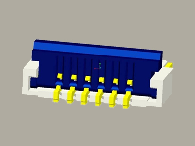 FPC連接器  0.5P 1.0H(后掀下接式/0.2排線） 